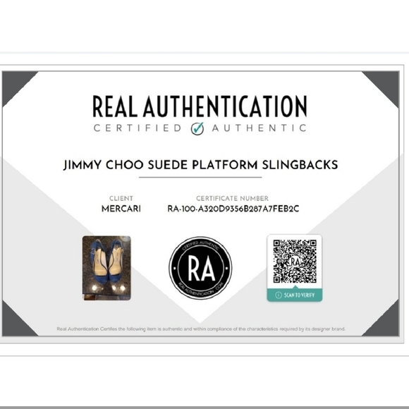 Authentic Jimmy Choo Suede Platform Slingbacks - Picture 10 of 14